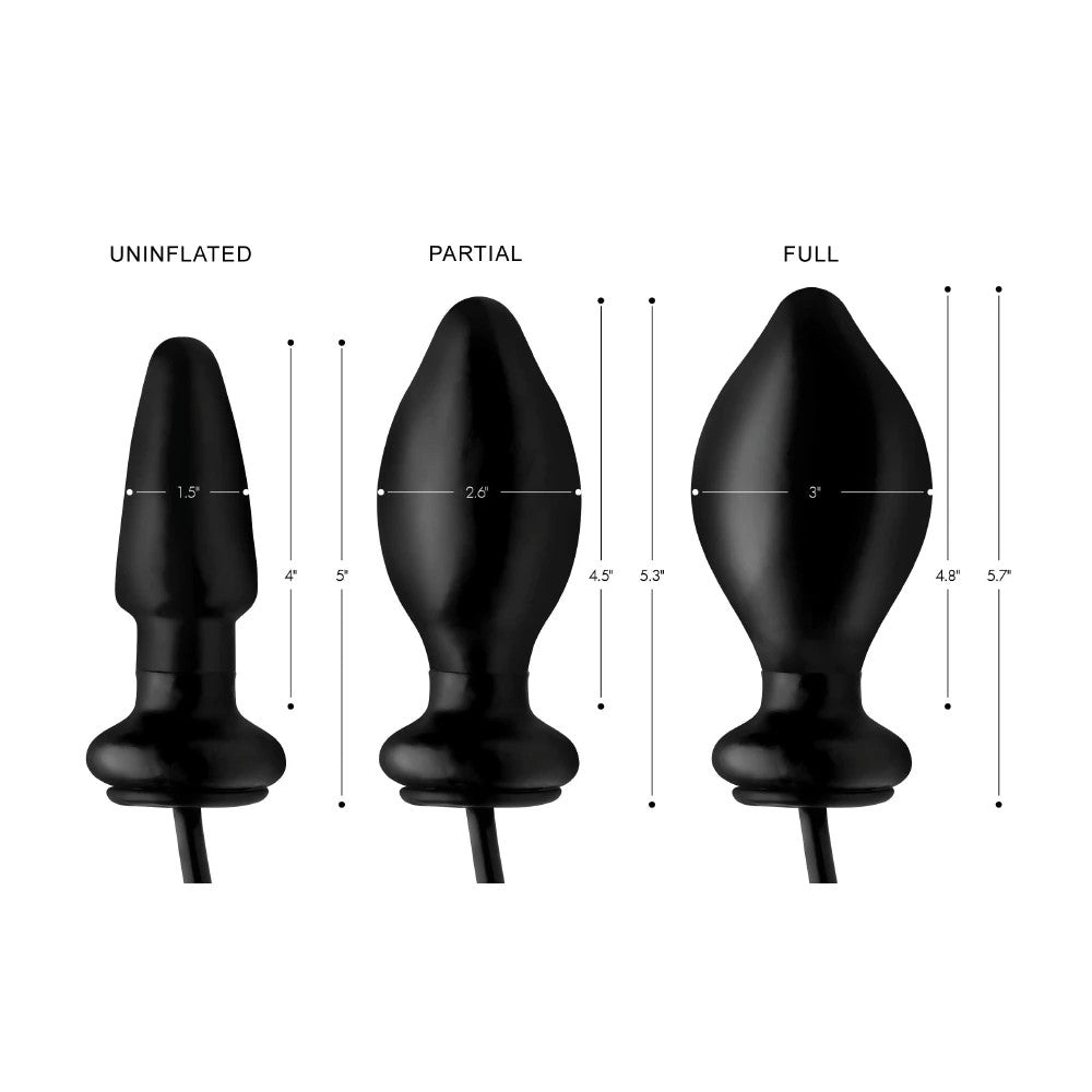 Anal Fantasy Flexible Silicone İnflatable Şişirilebilir Anal Plug