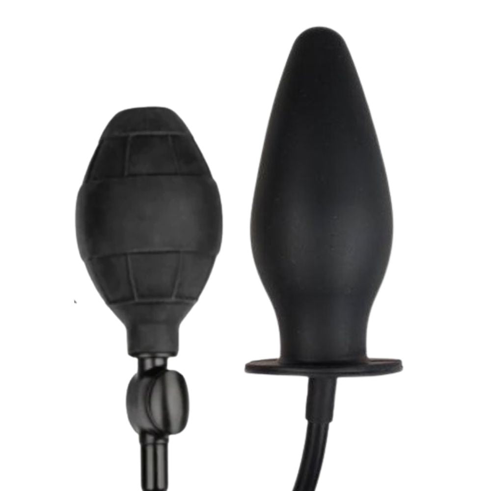 Anal Fantasy Flexible Silicone İnflatable Şişirilebilir Anal Plug