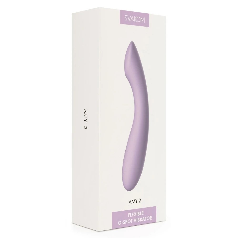 Svakom Amy 2 Strong Flexible G-Spot Vibrator Lilac