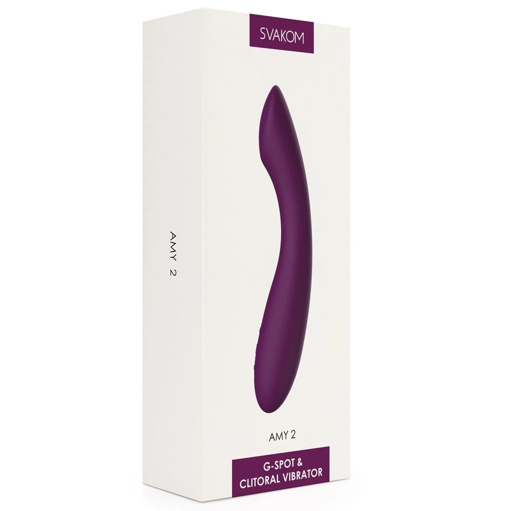 Svakom Amy 2 Strong Flexible G-Spot Vibrator Violet