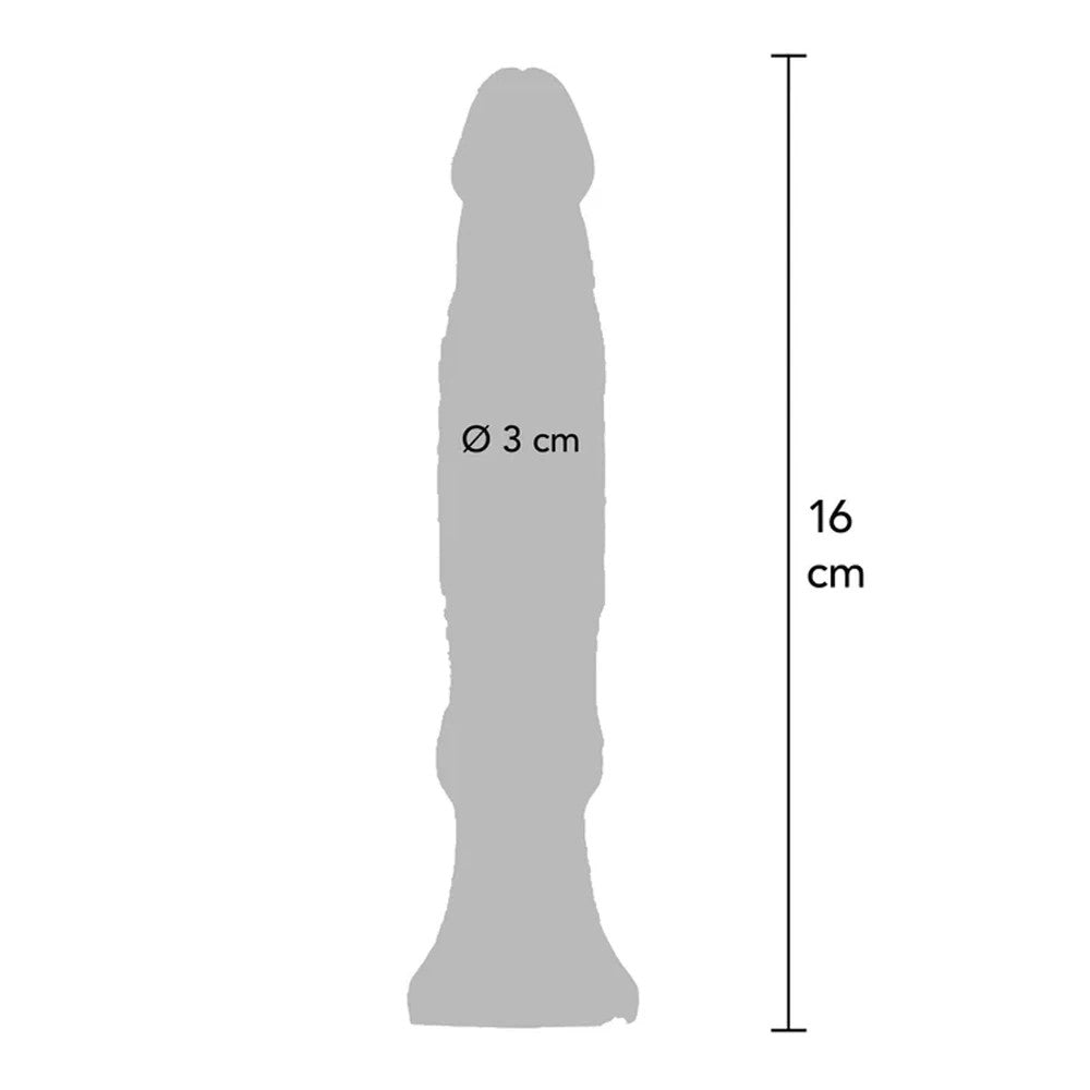 ToyJoy Anal Starter 16 cm Vajinal ve Anal Jel Doku Penis Purple