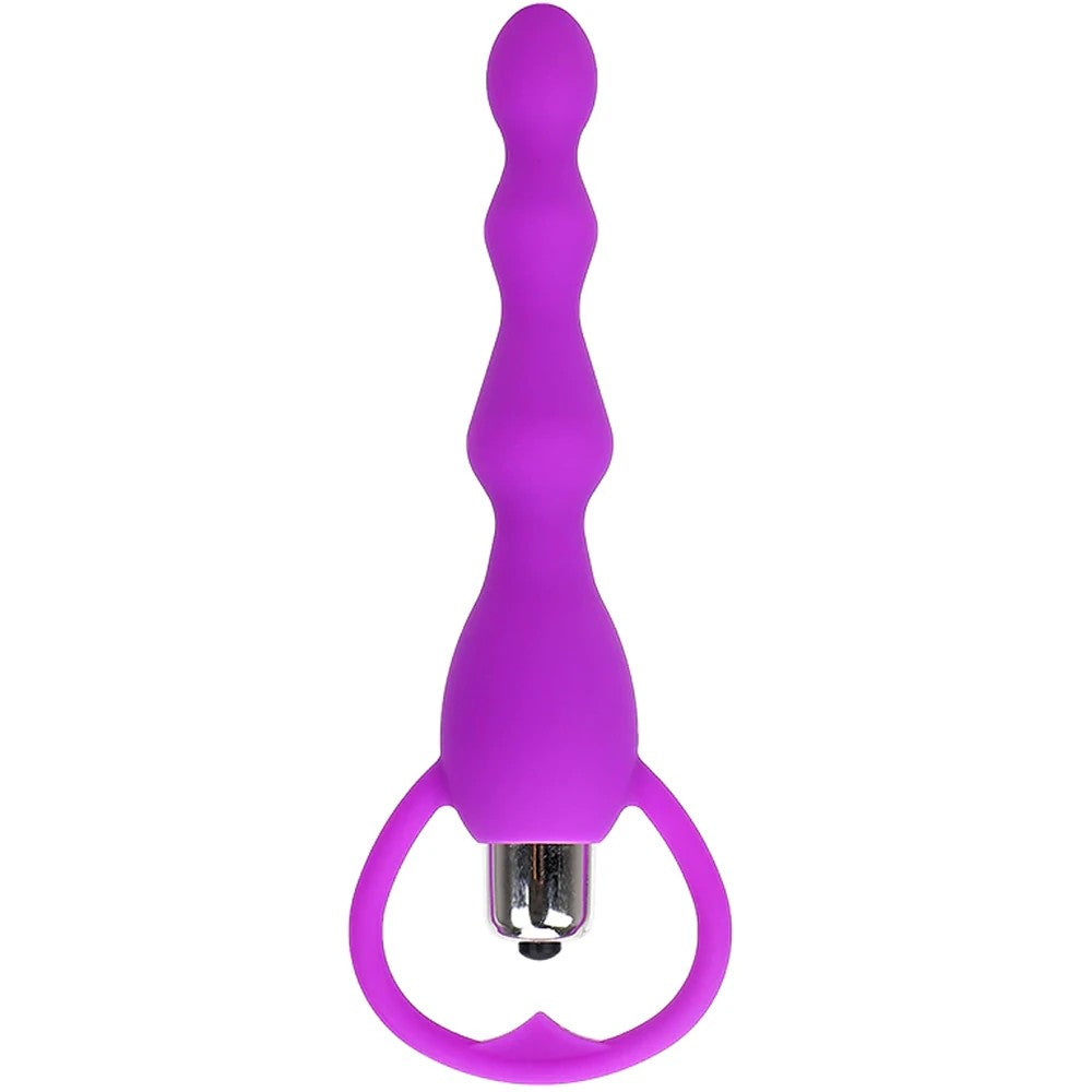 Anal Fantasy Beaded 10 Mod Boncuk Anal Vibratör Purple