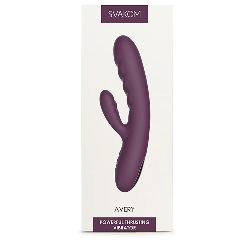 Svakom Avery Powerful Thrusting İleri Geri Hareketli Vibratör Purple