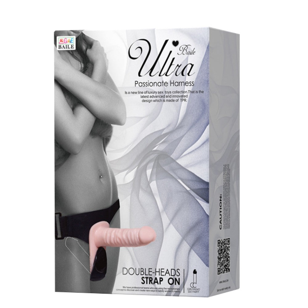 Baile Ultra Passionate Double Head Biseksuel Titreşimli Strap-On BW-022049
