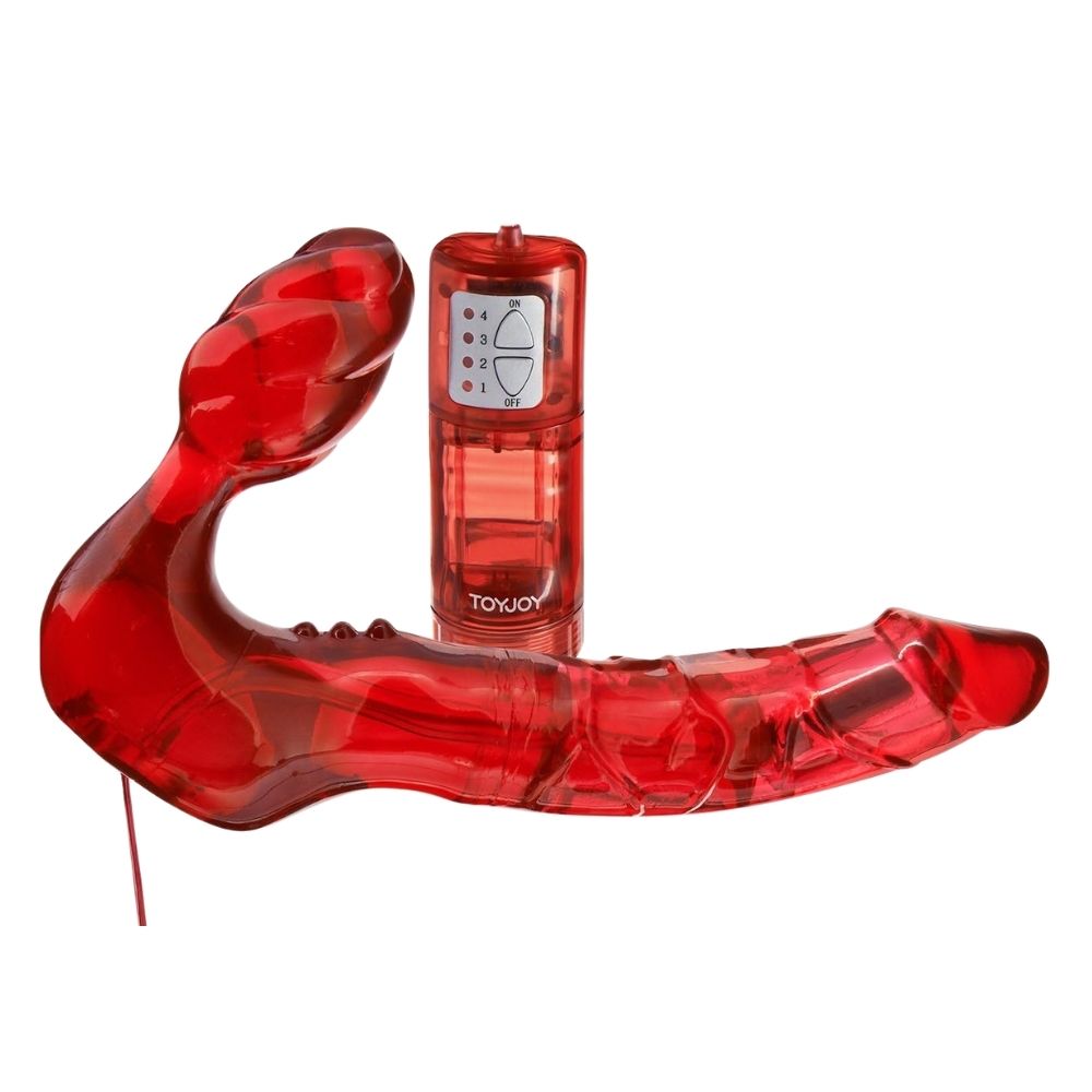 ToyJoy Bend Over Boyfriend Vibrating Strapless Strap-On