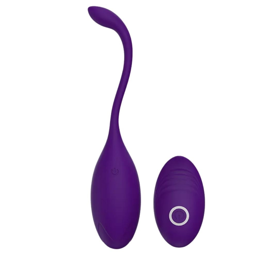 Love Egg Benwa Balls Uzaktan Kumandalı Kegel Vibratör Purple
