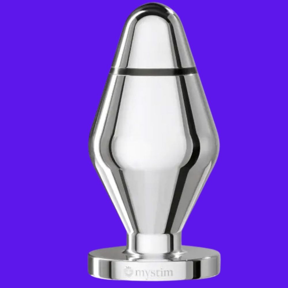 Mystim E-stim Butt Plugs Big John Metal Anal Plug