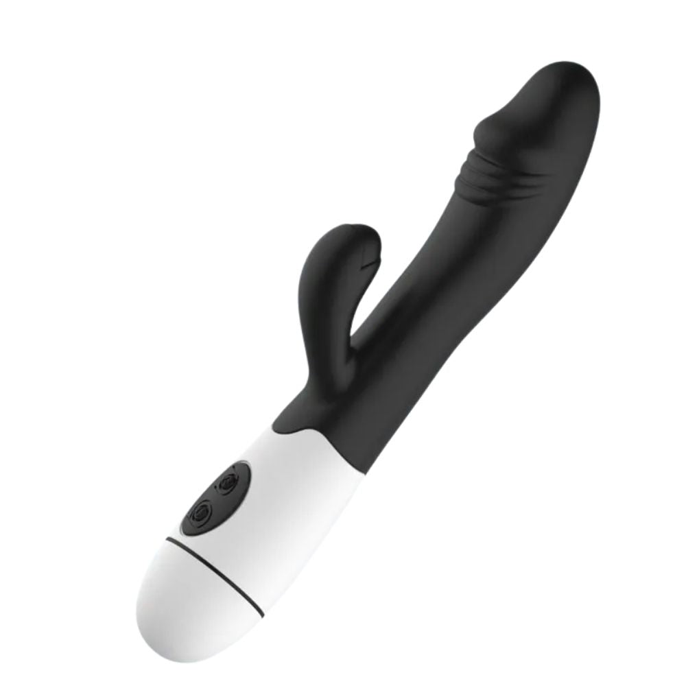 Berius 30 Modlu Şarjlı G-spot Rabbit Vibrator Black