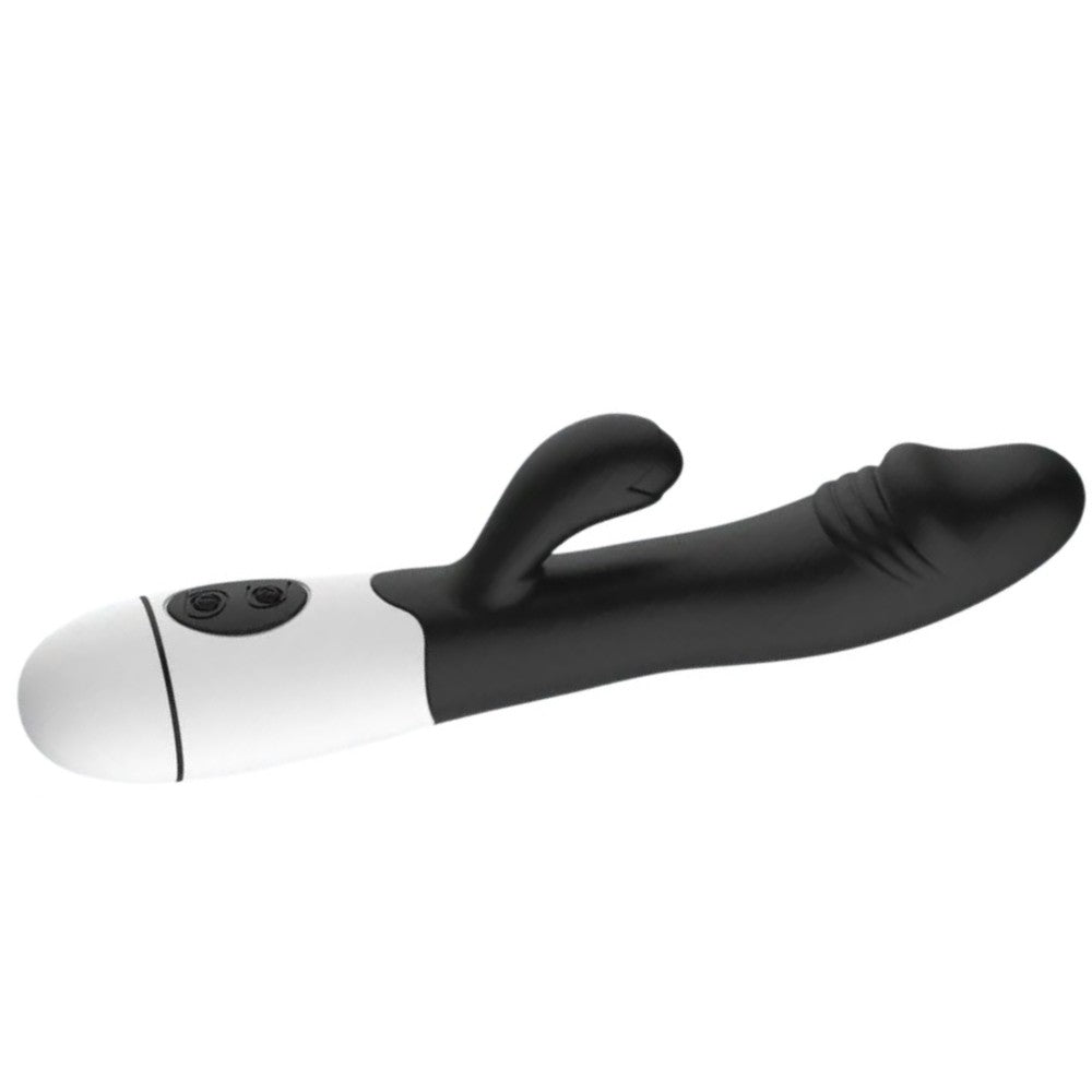 Berius 30 Modlu Şarjlı G-spot Rabbit Vibrator Black
