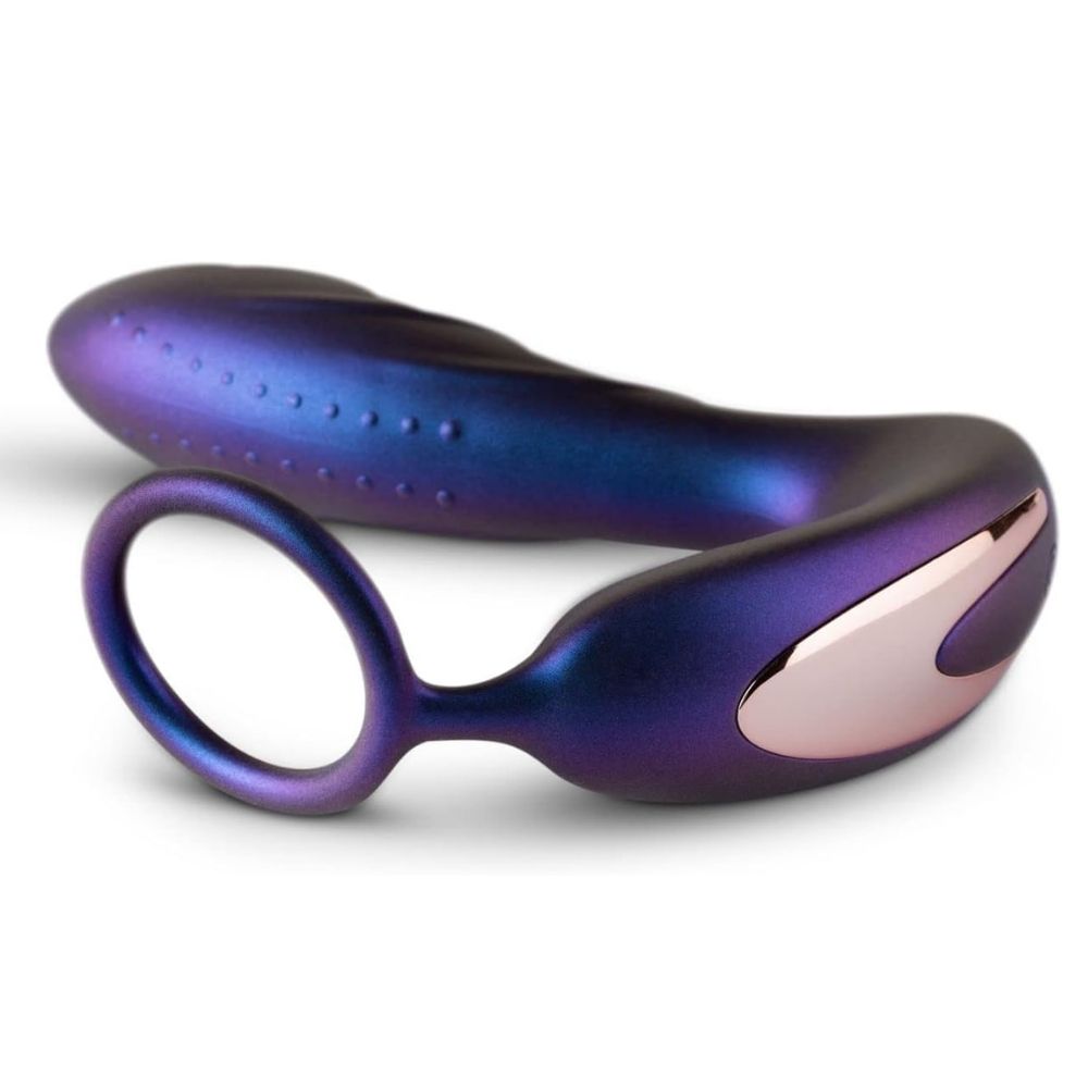 Hueman Black Hole Anal Vibrator With Cockring Anal Vibrator