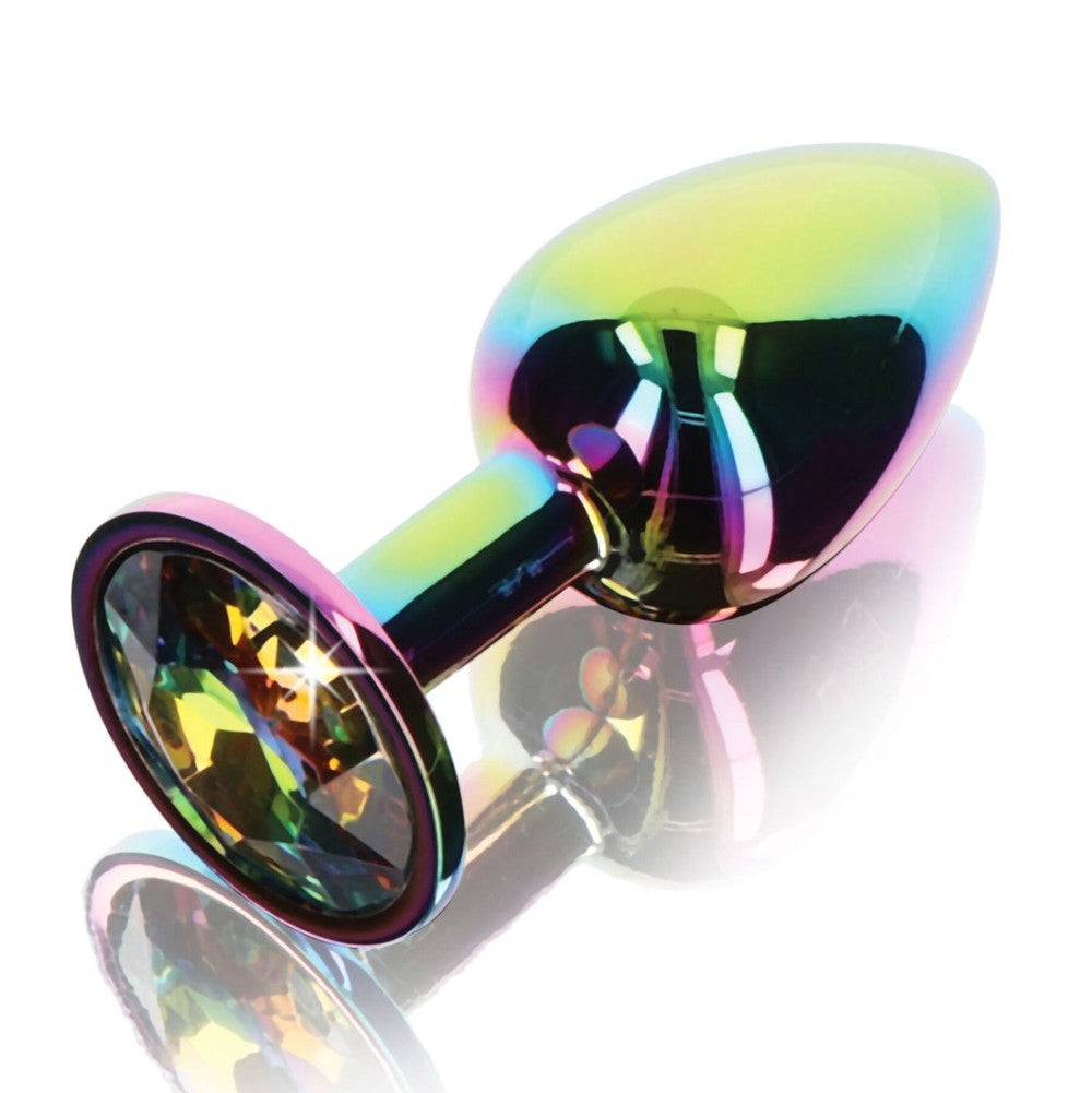 ToyJoy Twilight Booty Rainbow Jewel Metal Anal Plug Small