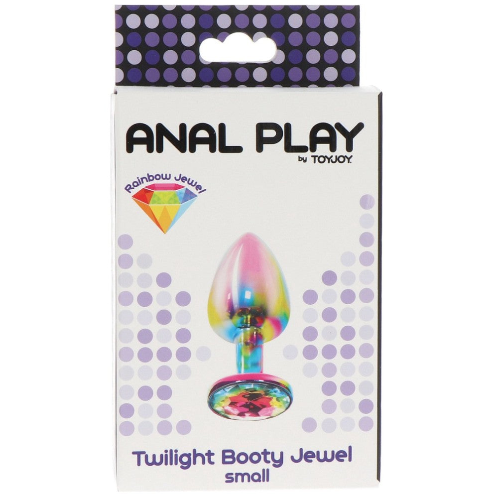 ToyJoy Twilight Booty Rainbow Jewel Metal Anal Plug Small