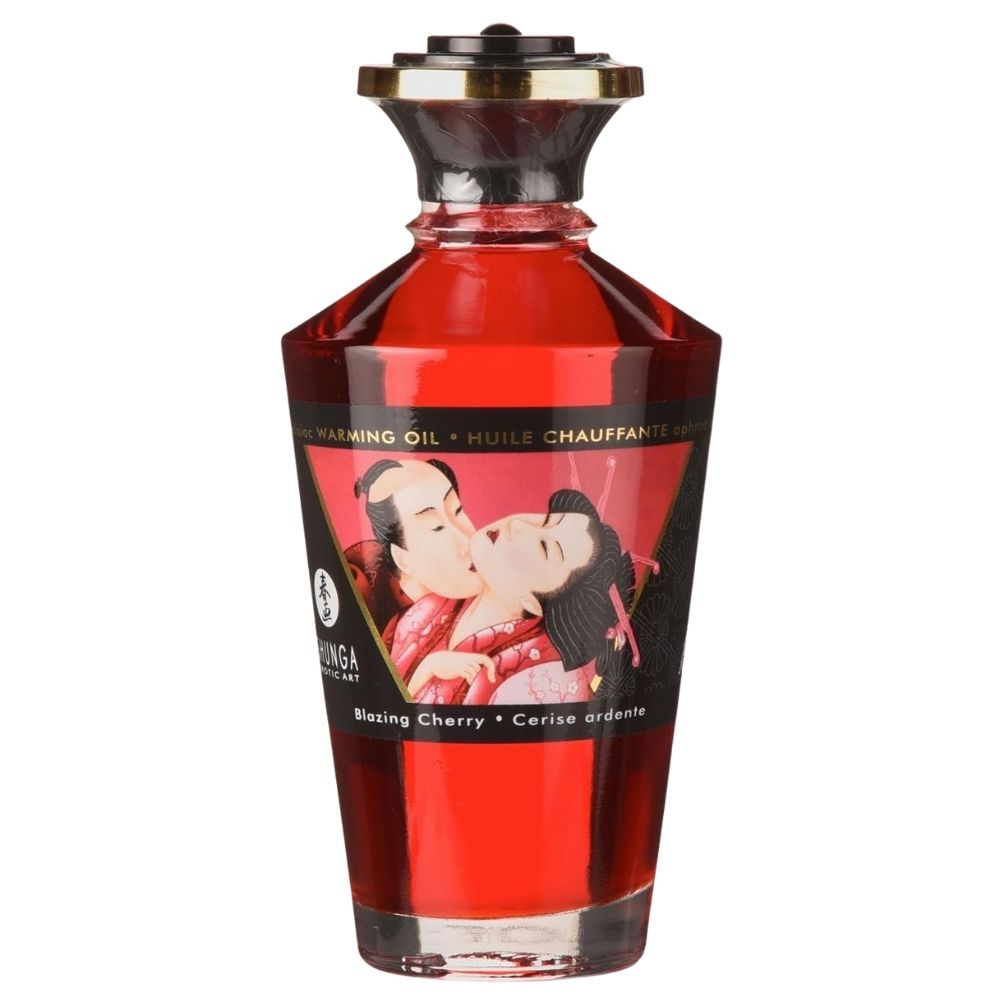Shunga Aphrodisiac Warming Oil Chery Istımalı Masaj Yağı 100 ml