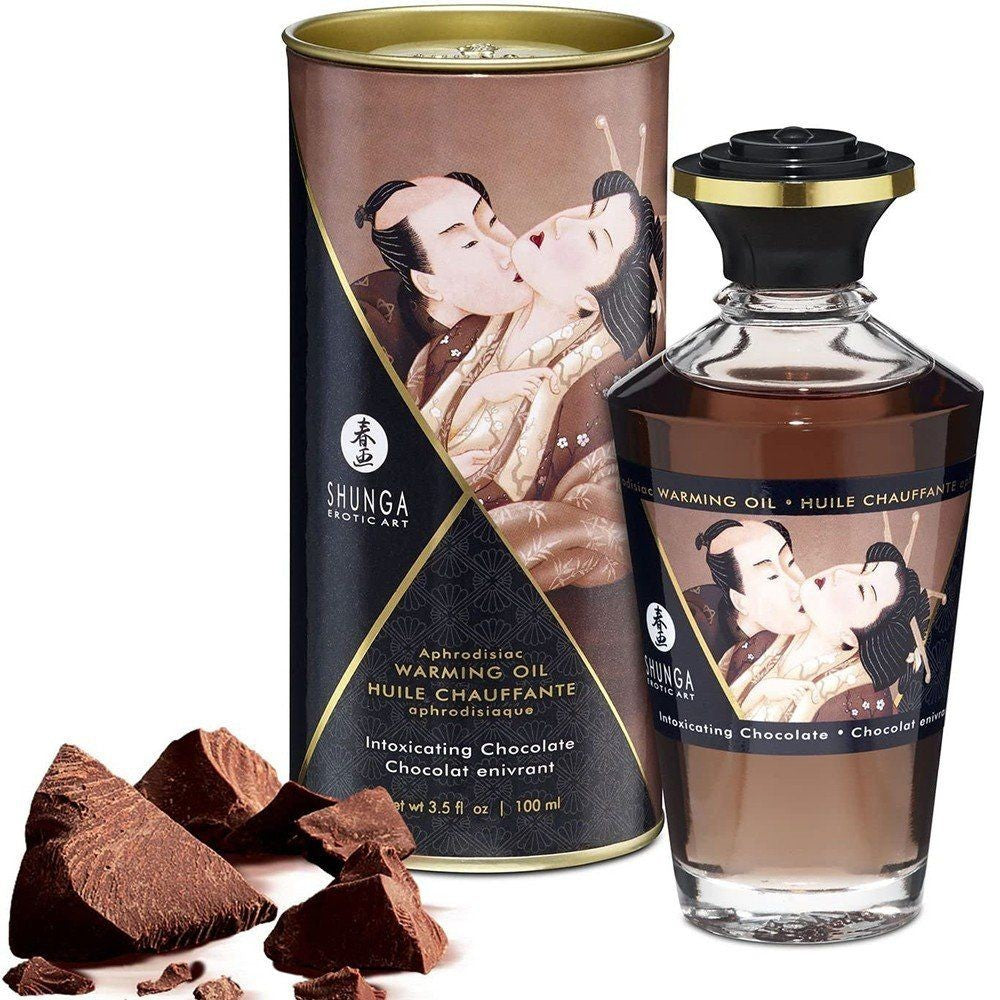 Shunga Aphrodisiac Warming Oil Chocolate Istımalı Masaj Yağı 100 ml