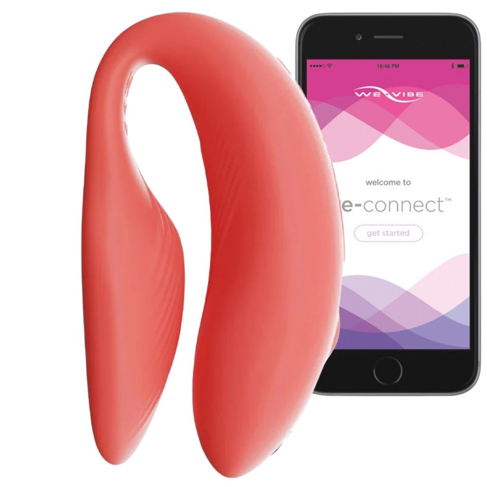 We-Vibe Chorus Remote & App Controlled Couples Vibrator Coral
