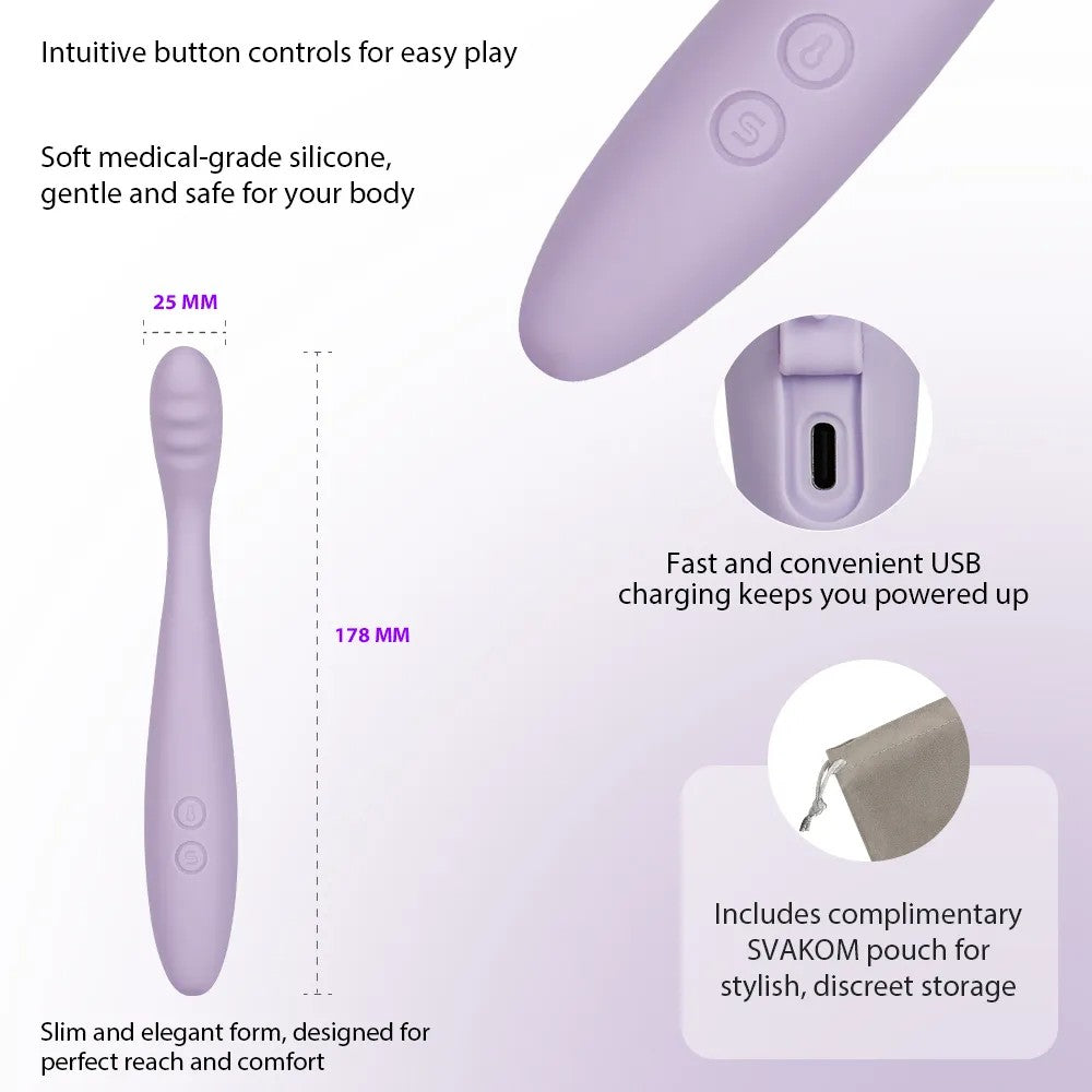 Svakom Cici Interactive Slim G-Spot Telefon Kontrollü Vibrator
