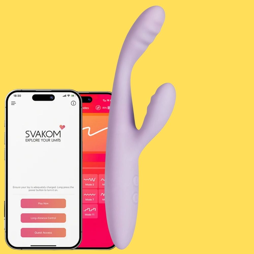 Svakom Cici+ 2 Interactive Slim Rabbit Telefon Kontrollü Vibrator