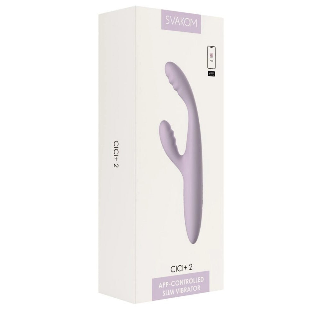 Svakom Cici+ 2 Interactive Slim Rabbit Telefon Kontrollü Vibrator