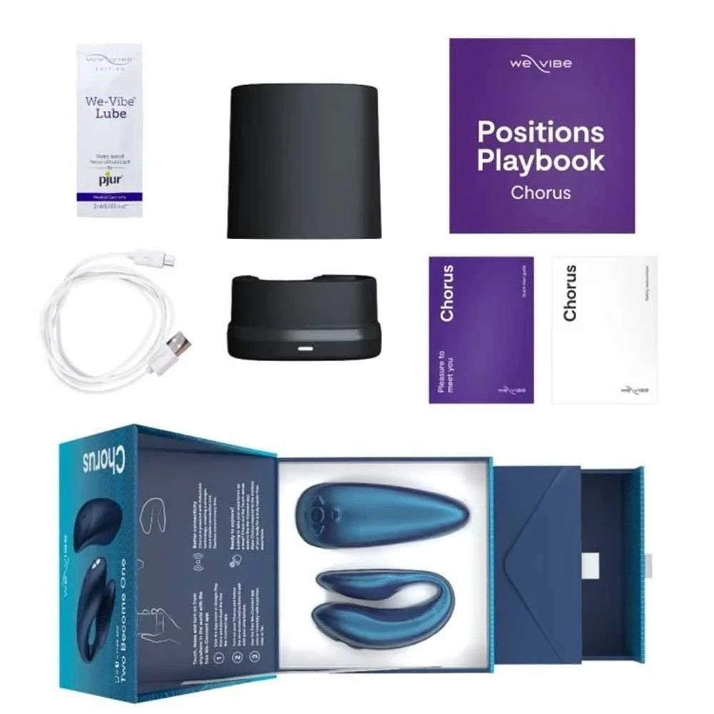We-Vibe Chorus Remote & App Controlled Couples Vibrator Cosmic Blue