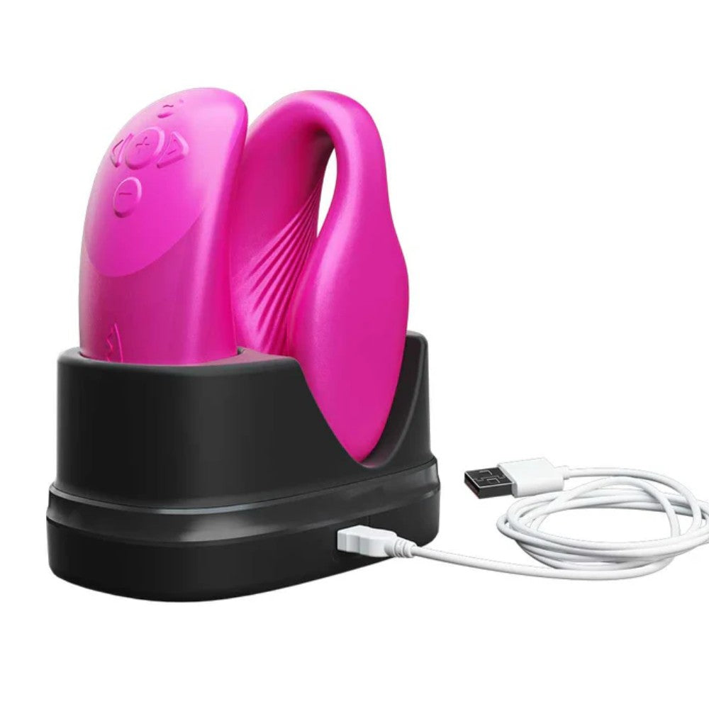 We-Vibe Chorus Remote & App Controlled Couples Vibrator Cosmic Pink