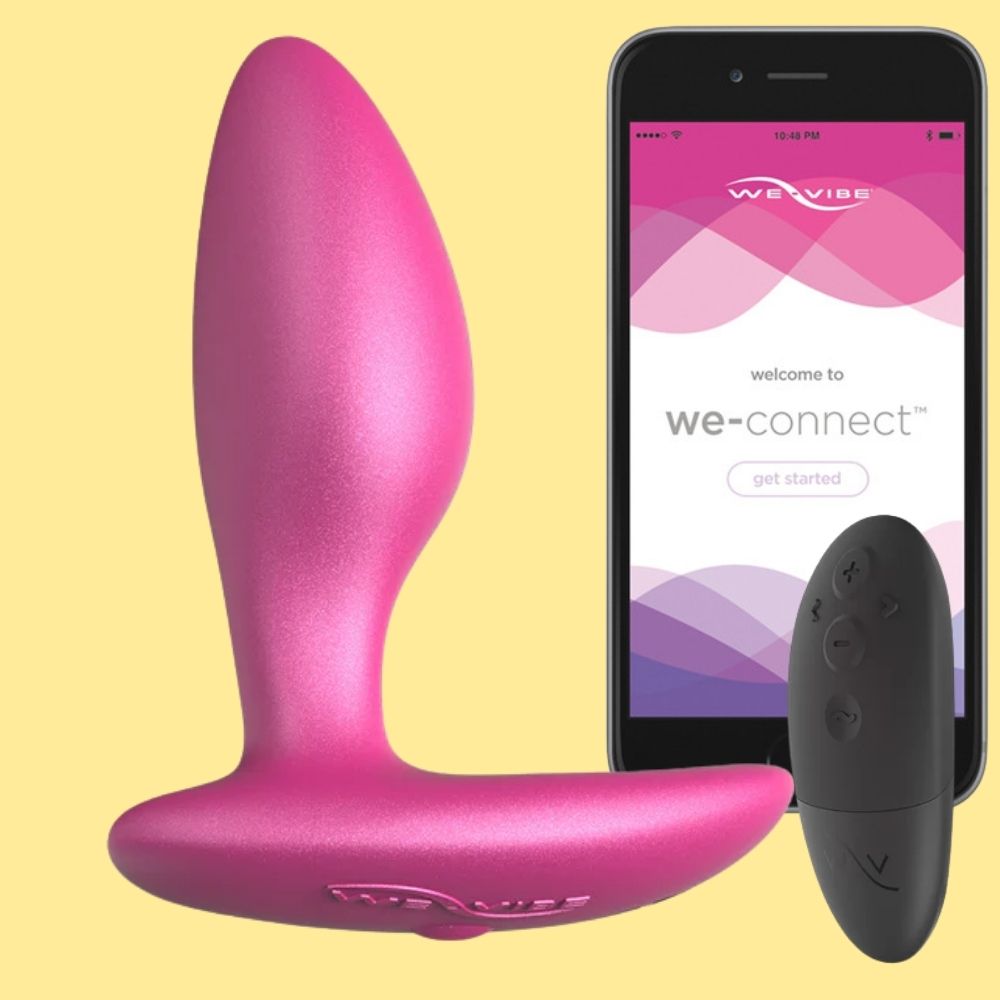We-Vibe Ditto+ App Controlled Anal Plug Telefon Kontrollü Anal Vibrator Cosmic Pink