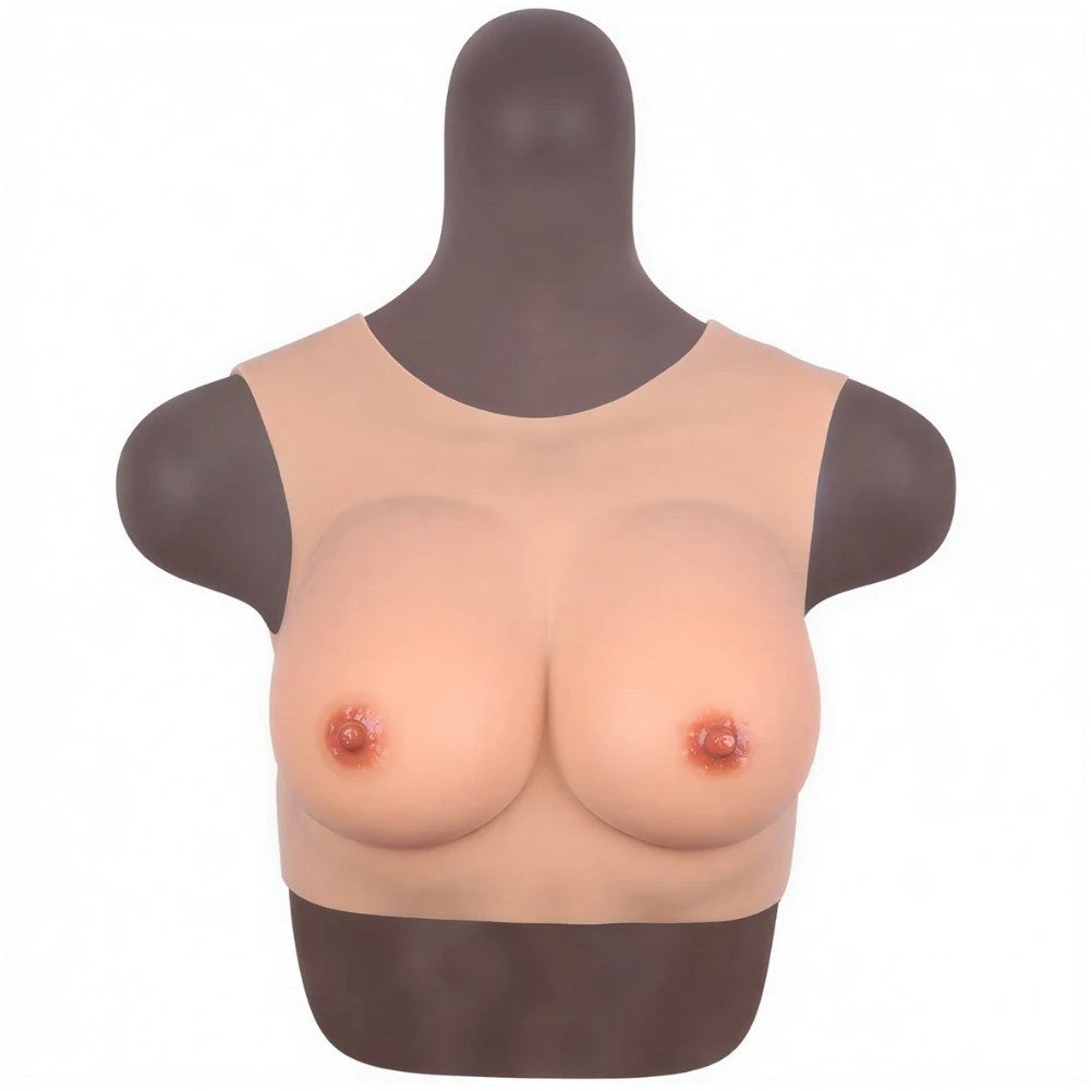 Bodysuit Crossdresser Giyilebilir Silikon Takma Göğüs Cup H B-HG08