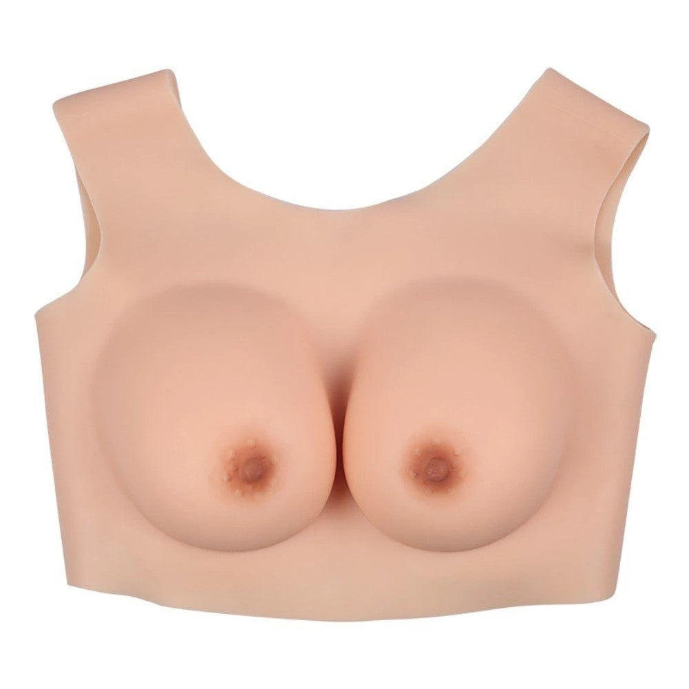 Bodysuit Crossdresser Giyilebilir Askılı Silikon Takma Göğüs Cup C B-HG02