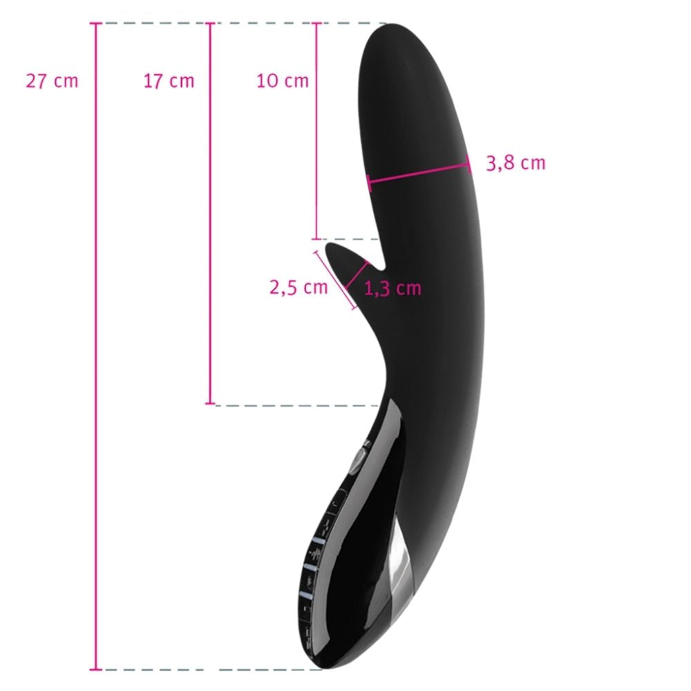 Mystim Daring Danny Black Edition Rabbit G-Spot Vibrator