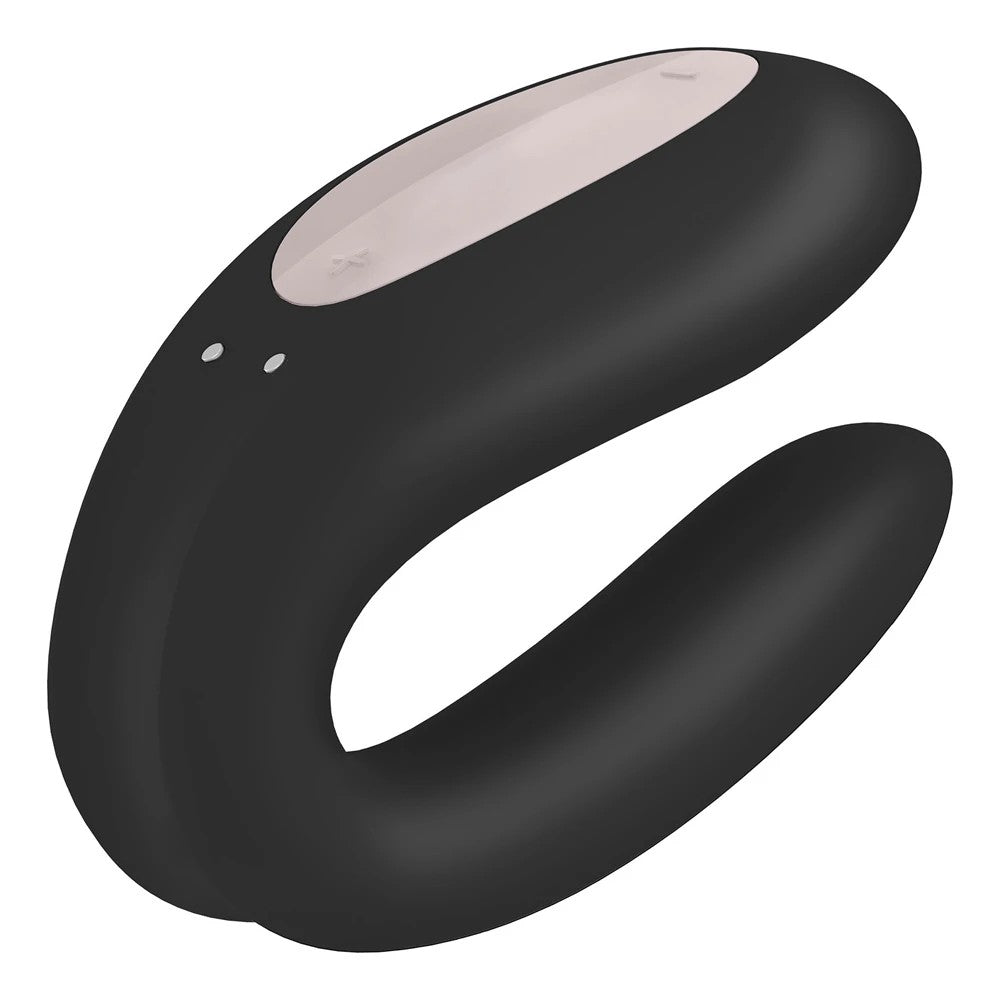 Satisfyer Double Joy Telefon Kontrollü Vibratör Black