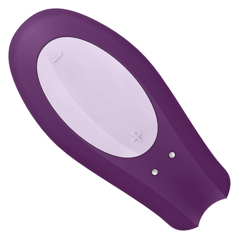 Satisfyer Double Joy Telefon Kontrollü Vibratör Purple