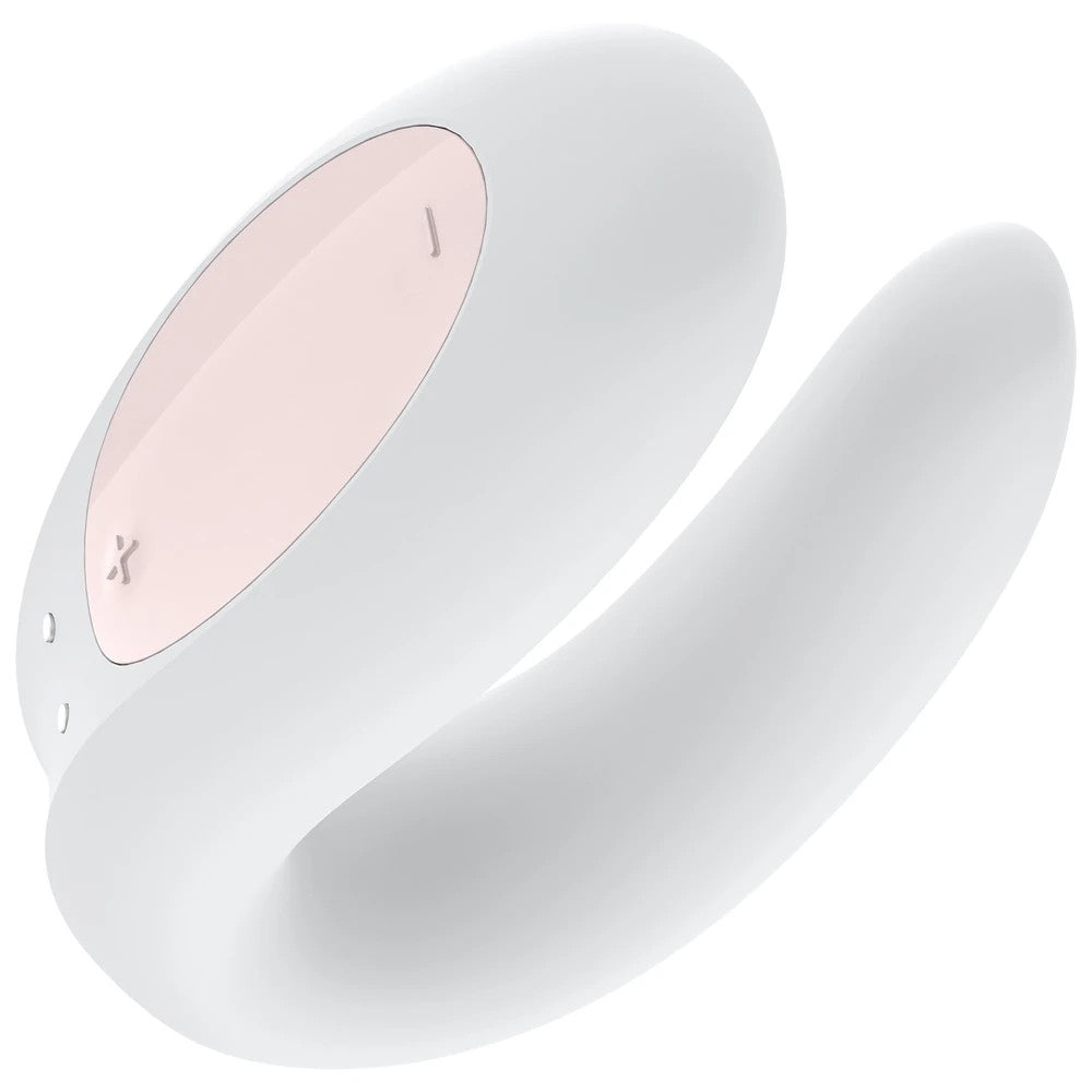 Satisfyer Double Joy Telefon Kontrollü Vibratör White