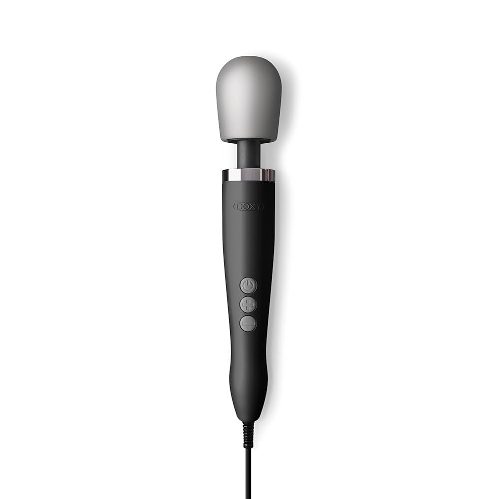 Doxy Original Magic Wand Massager Masaj Aleti Vibratör-Black