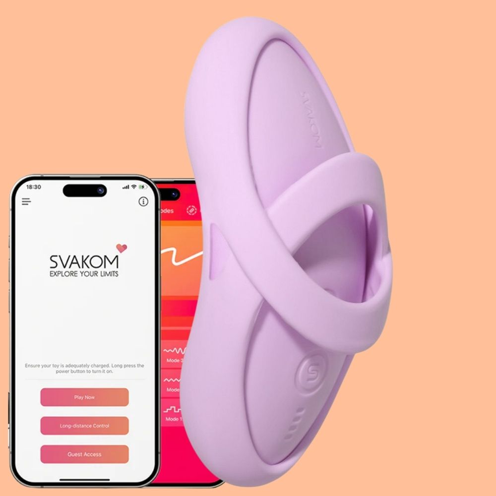 Svakom Echo 2 App-controlled Flexible Finger Vibrator Lilac