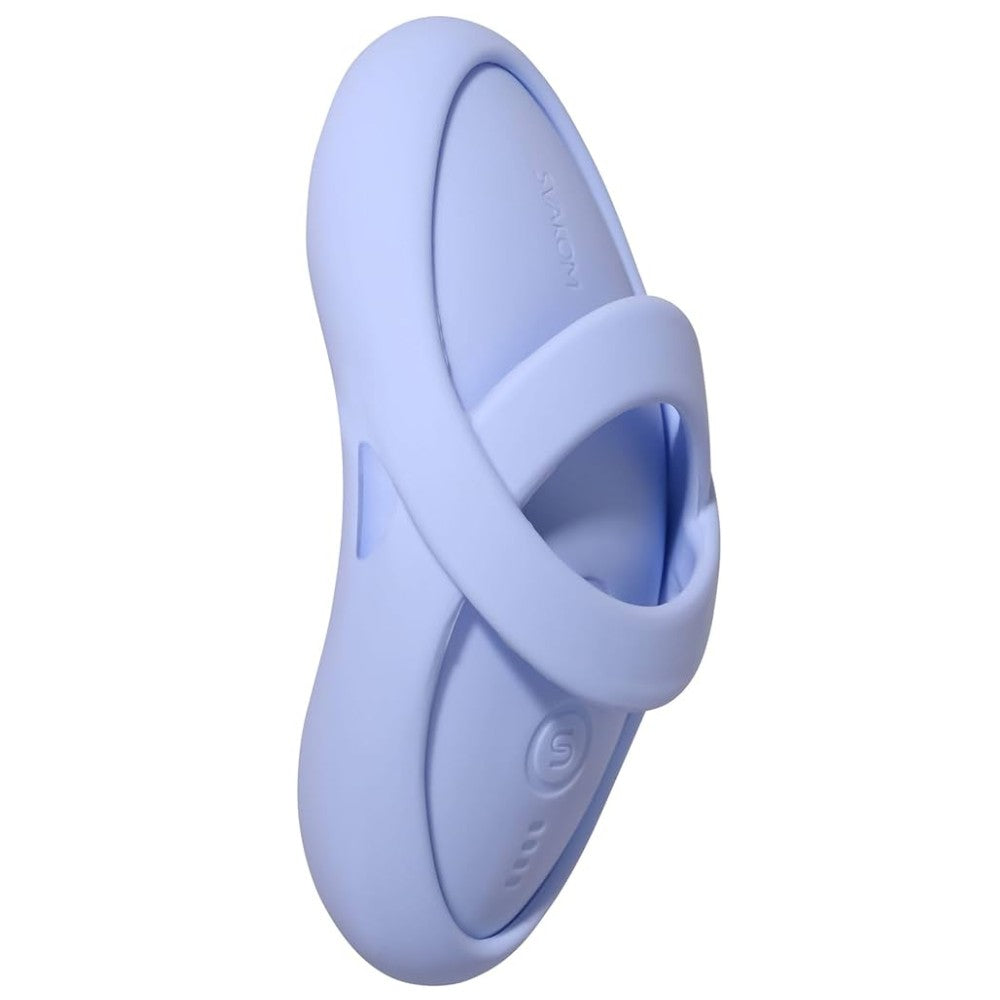 Svakom Echo 2 App-controlled Flexible Finger Vibrator Blue