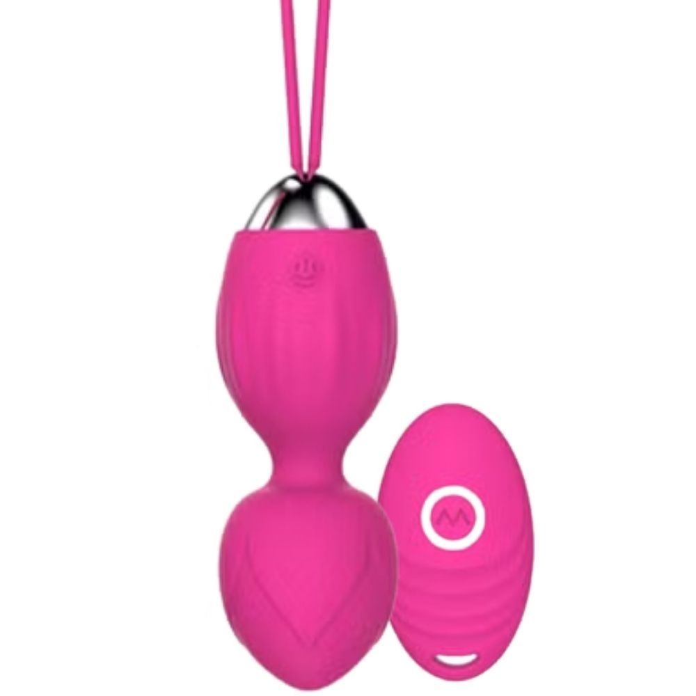 Love Kegel Balls Uzaktan Kumanda Kegel Vibratör Seti Peach