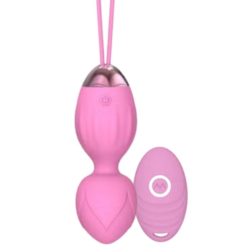 Love Kegel Balls Uzaktan Kumanda Kegel Vibratör Seti Pink