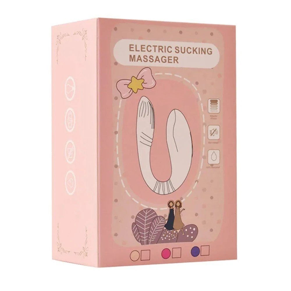 Sucking Vibe Couples Emiş Güçlü Giyilebilir Partner Vibrator Purple