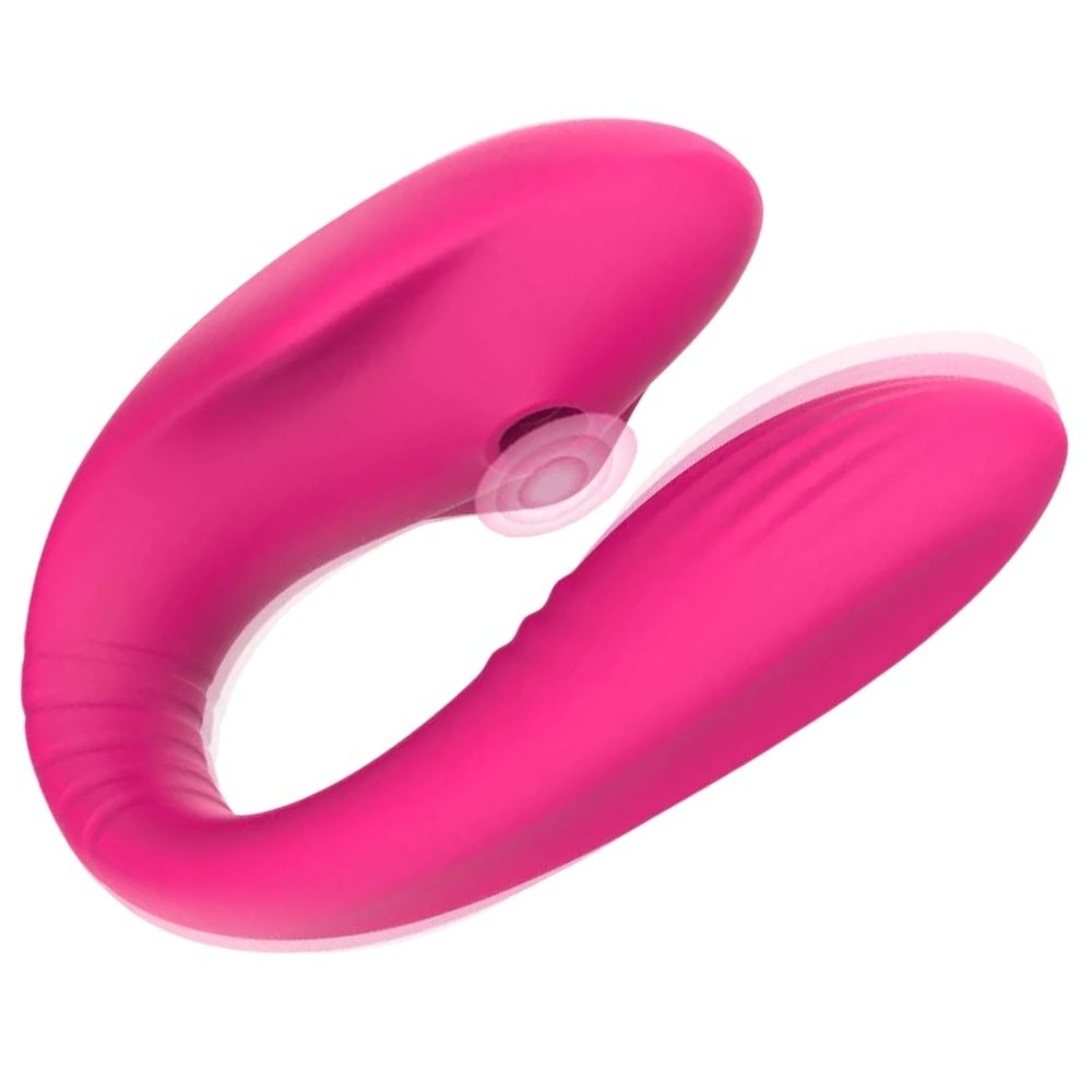 Sucking Vibe Couples Emiş Güçlü Giyilebilir Partner Vibrator Pink