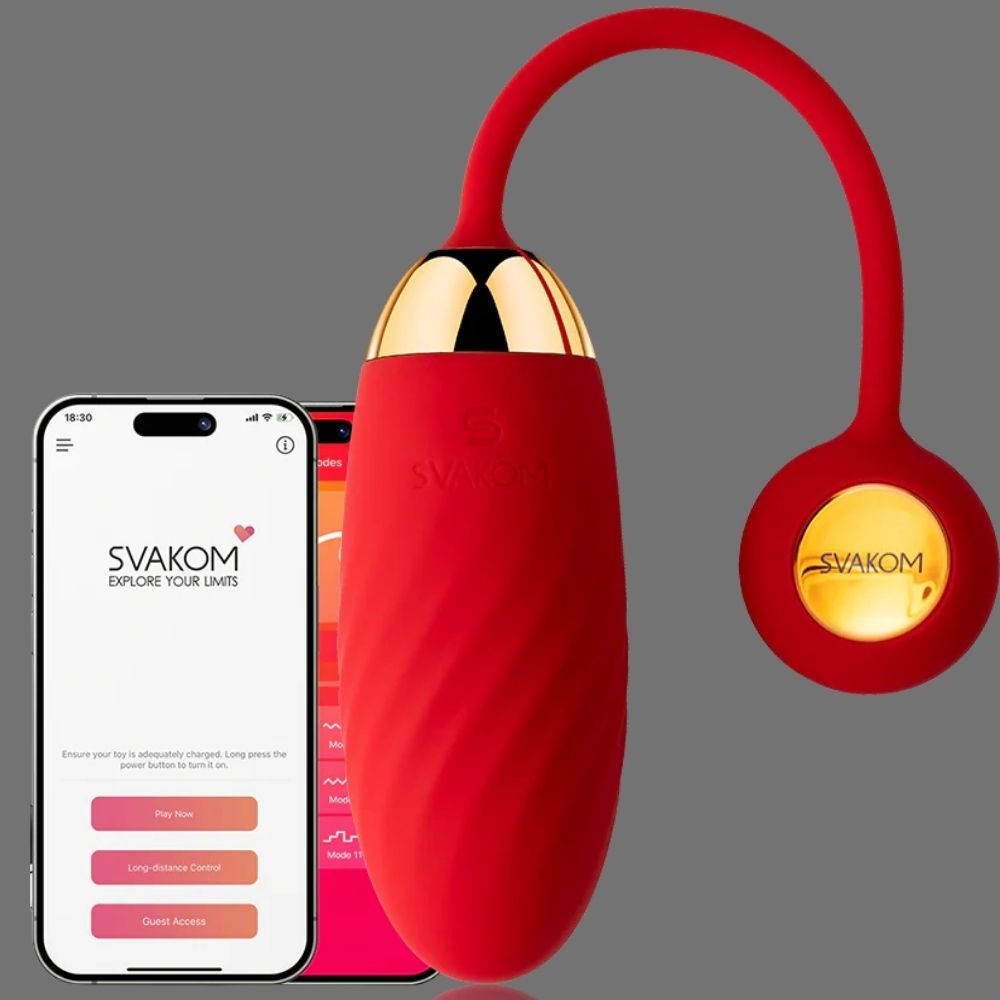 Svakom Ella Neo Telefon Kontrollü Egg Vibrator Red