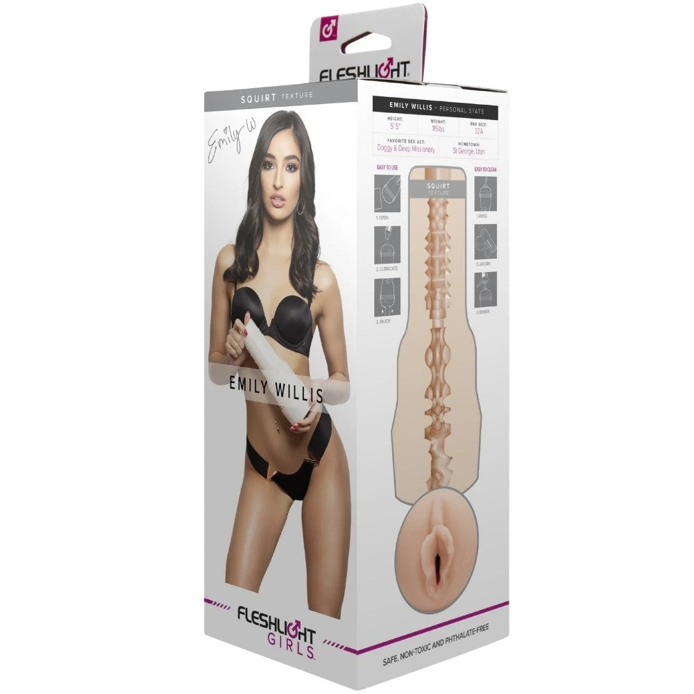 Fleshlight Girls Emily Willis Squirt Realistik Vajina Masturbator