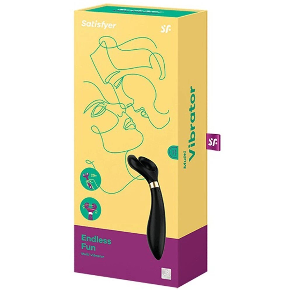 Satisfyer Partner Toy Multifun 3 Endless Fun Couples Massager Black