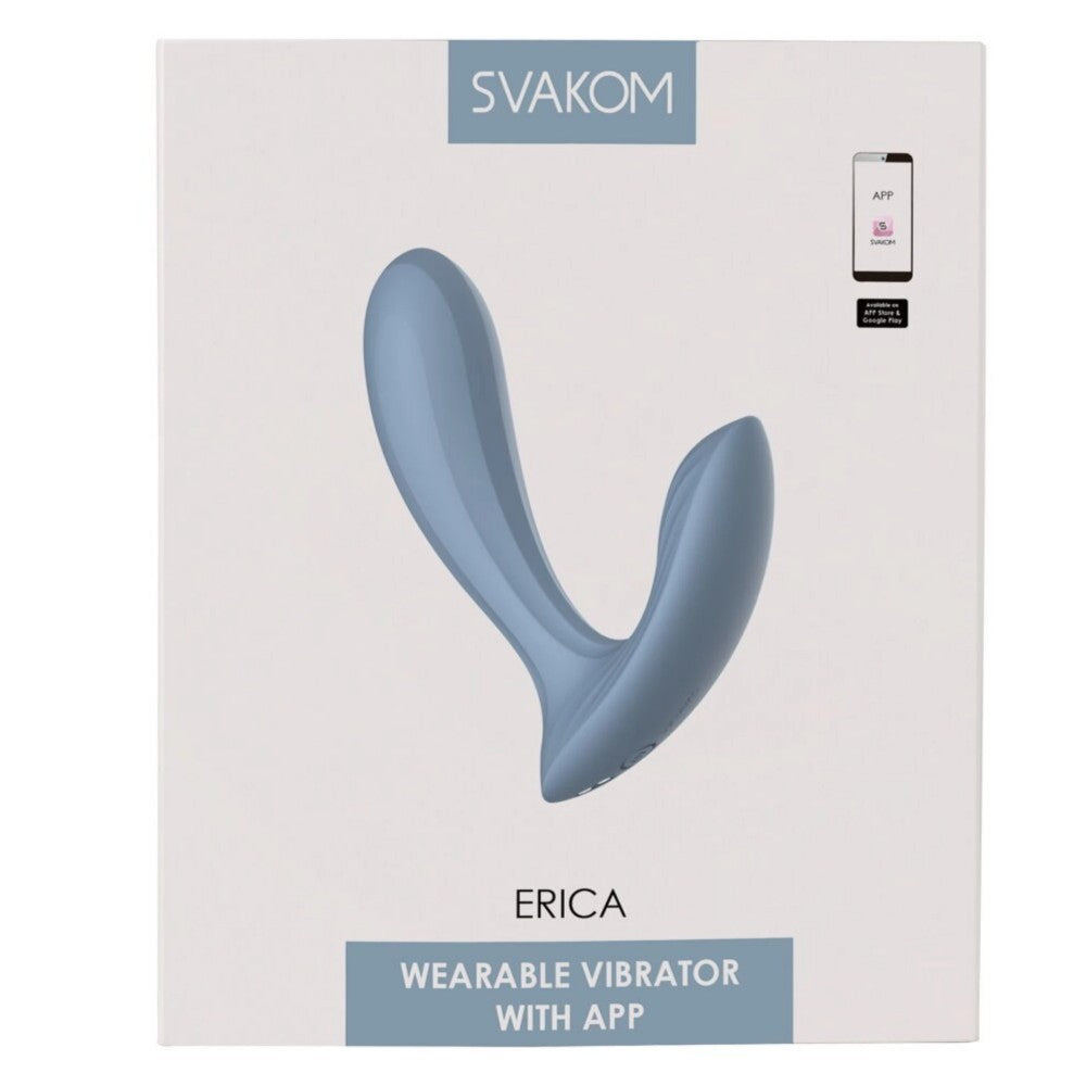 Svakom Erica Interactive Wearable Telefon Kontrollü Giyilebilir Vibrator Blue