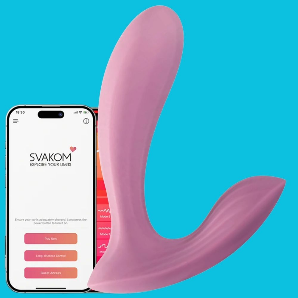 Svakom Erica Interactive Wearable Telefon Kontrollü Giyilebilir Vibrator Rose