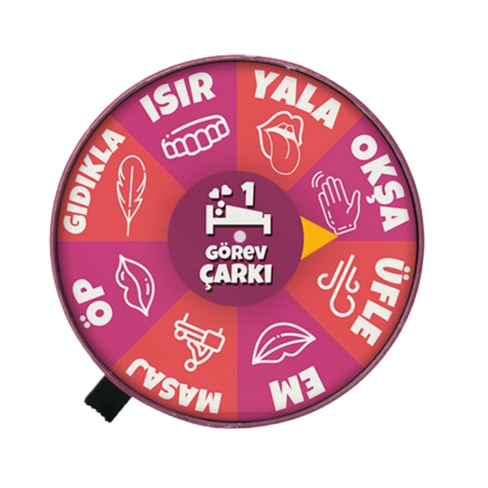 The Fetish Game Erotik Bölge Görev Çark Oyunu