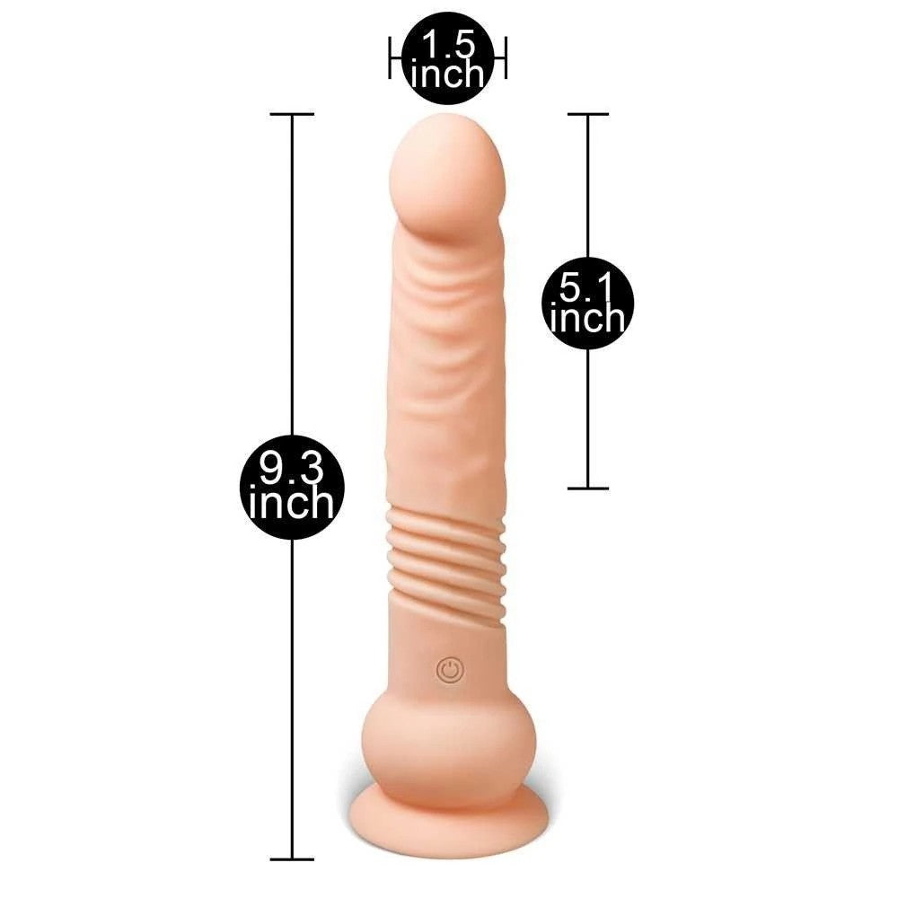 Escapade Thrusting Dildo İleri Geri Hareketli Titreşimli Penis Flesh