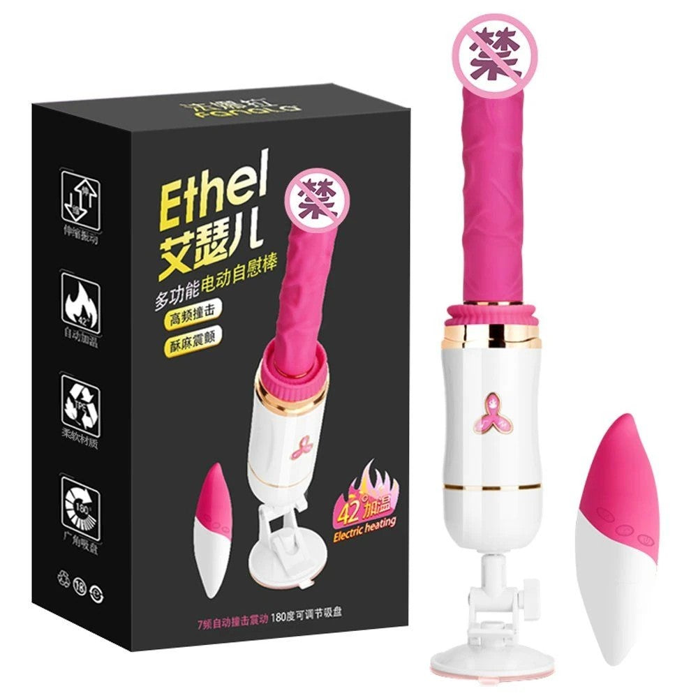 Ethel Vibes Heating Thrusting Remote Control Sex Machine Vibratör