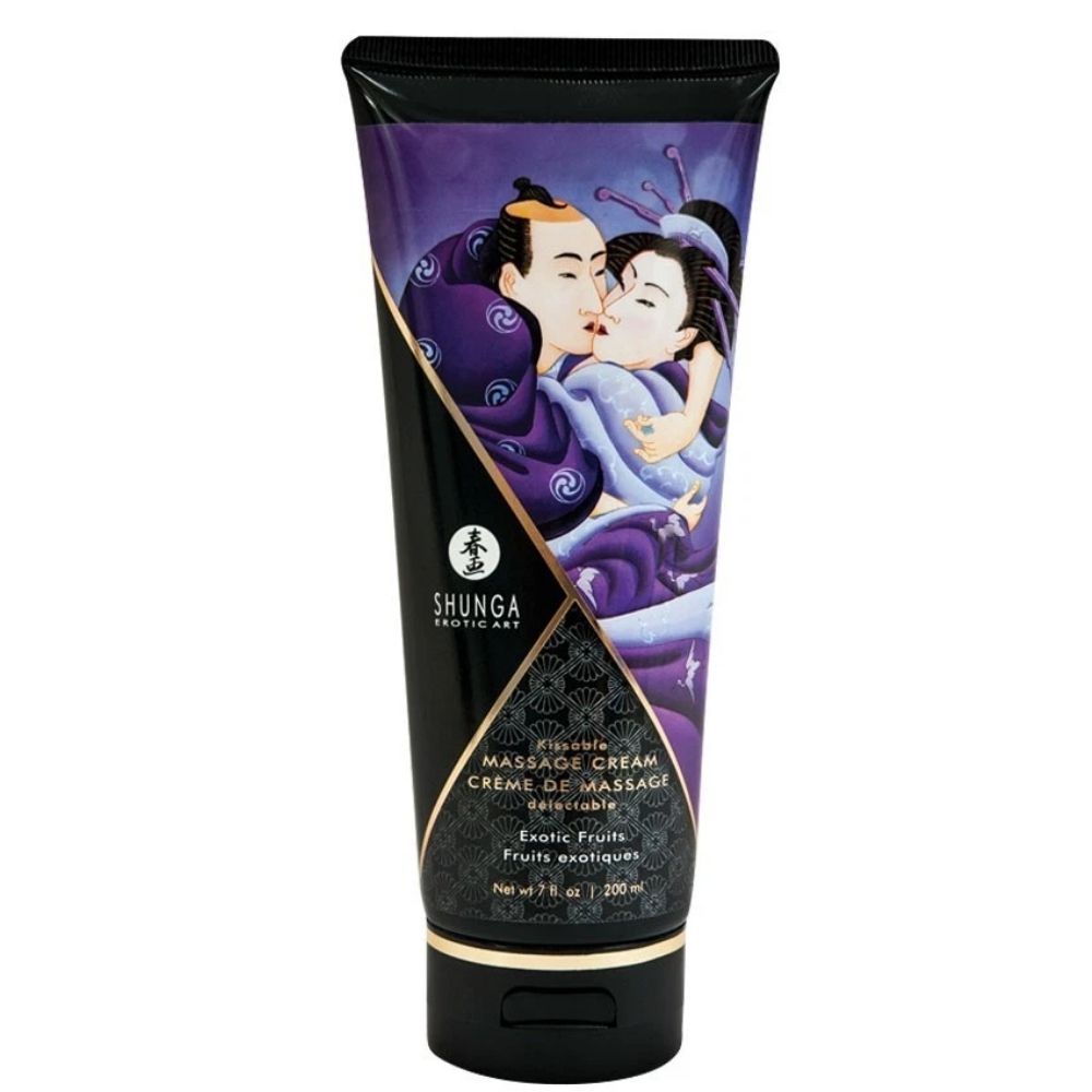 Shunga Kissable Massage Cream Exotic Fruits Masaj Jeli 200 ml