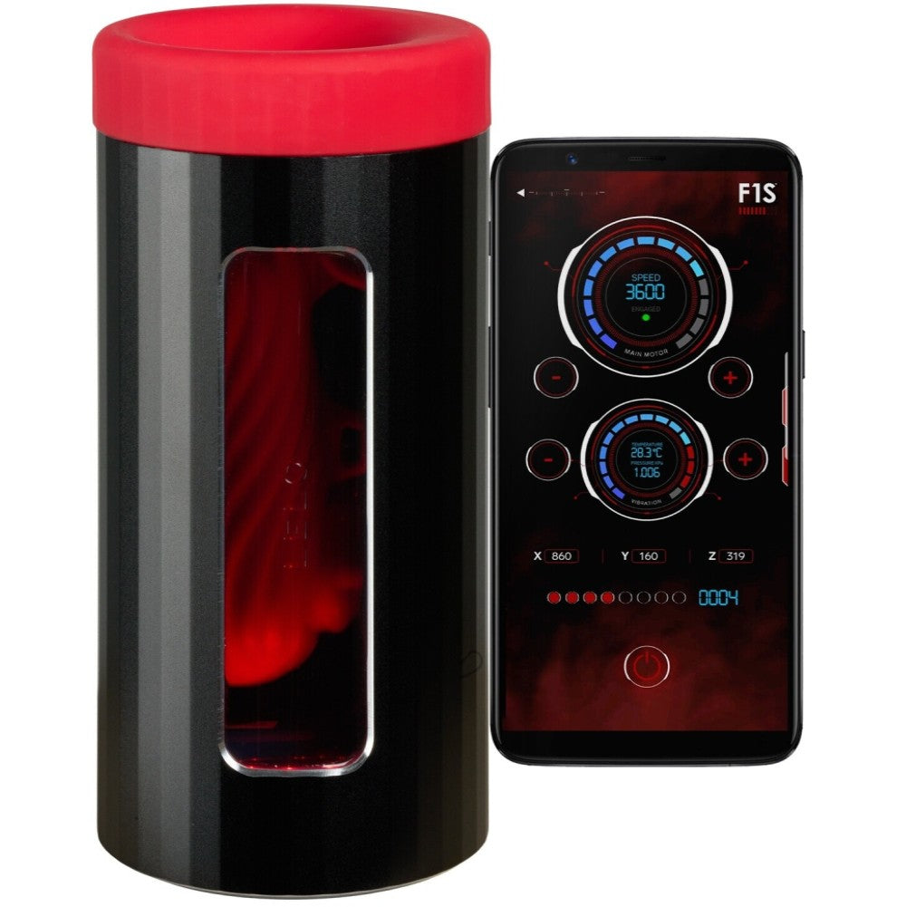 Lelo F1S V3 Teal Uygulama Kontrollü Çift Motorlu Sensör ve Yapay Zeka Etkileşimli Masturbator Red