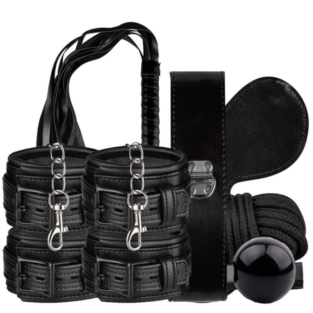 The Fetish Fantasy Series 7 Parça Fetish Set Black