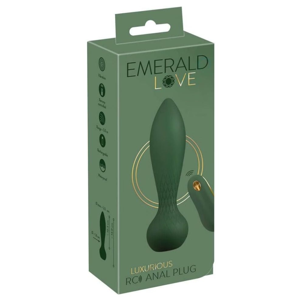 Emerald Love Luxurious Uzaktan Kumandalı Anal Plug